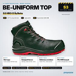 Base B0888 N Be-Uniform S3 HRO CI SRC Spor İş Botu - Base İş Ayakkabısı Modelleri ve Fiyatları