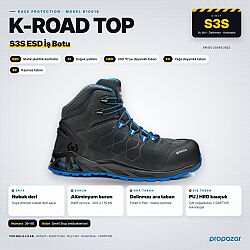 Base B1001B K-ROAD TOP S3 HRO CI HI SRC İş Botu - Base İş Ayakkabısı Modelleri ve Fiyatları