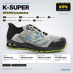 Base B1045C K-SUPER S1PS ESD HRO SC FO SR Ayakkabı - Base İş Ayakkabısı Modelleri ve Fiyatları