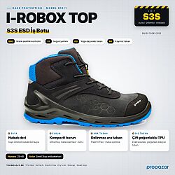 Base B1211 I-ROBOX TOP S3 ESD CI SRC İş Botu - Base İş Ayakkabısı Modelleri ve Fiyatları