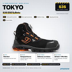 Base B1722A TOKYO S3S ESD BOA Kompozit Burunlu İş Botu - Base İş Ayakkabısı Modelleri ve Fiyatları