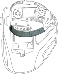 BASWELD - BARRIER 2 ve SCREEN Kaynak Başlıkları için 10 adet Ter Bandı - Delta Plus İSG Ürünleri