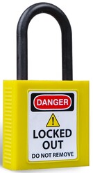BBU Eked Loto 38mm İzole Plastik Çene Emniyet Asma Kilit - SL 38PS - BBU Safety İş Güvenliği Ürünleri