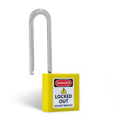 BBU Eked Loto 74mm Çelik Çene Emniyet Asma Kilit - SL 74SS - BBU Safety İş Güvenliği Ürünleri