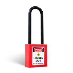BBU Eked Loto 74mm İzole Plastik Çene Emniyet Asma Kilit - SL 74PS - BBU Safety İş Güvenliği Ürünleri