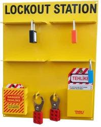 BBU SL LS02 28 Kilit Kapasiteli Kilitleme İstasyonu - BBU Safety İş Güvenliği Ürünleri