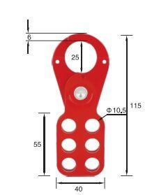 BD-K23 1 inch Etiketleme Kilitleme Çoklu Kilitleyici - 2