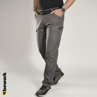 BeWork 150-3 Maxgear Lizbon Premıum İş Pantolonu Gri - 1