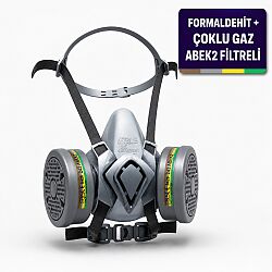 BLS 4000 Next R Formaldehit ve Çoklu Gaz Maskesi Seti – ABEK2 Filtreli - Bls
