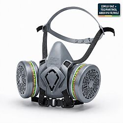 BLS 4000 Next R Kimyasal Gaz ve Toz Maskesi Seti – ABEK1P3 Filtreli - Bls