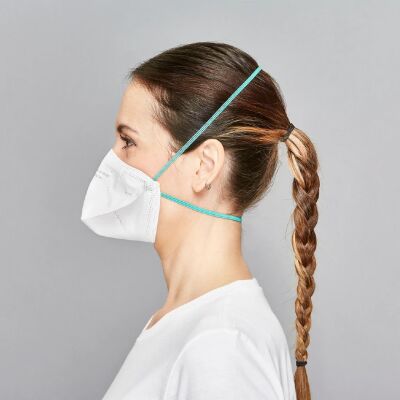 BLS 502 FFP2 NR D Dikey Filtreli Yüz Maskesi - 1