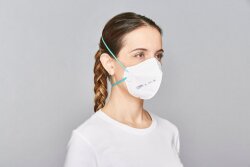 BLS 513V FFP3 NR D Dikey Filtreli Yüz Maskesi - Bls