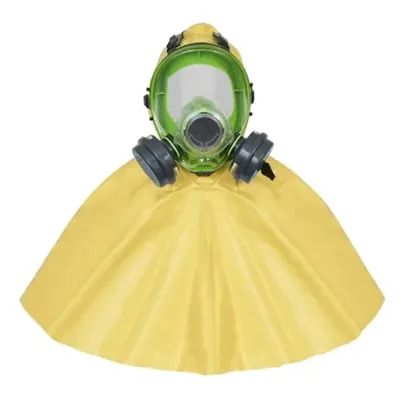 BLS 5700/C (With Hood) Tam Yüz Maskesi | Silikon Gövde & Başlıklı Koruma - 2