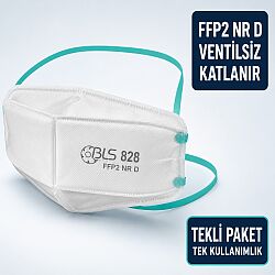 BLS 828 Katlanabilir Toz Maskesi | FFP2 NR Partikül Koruması - Bls