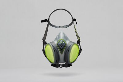 BLS 8400 NEXT ABEK1P3 Filtreli Yarım Yüz Maskesi | Entegre Filtreli Kullan At - 1