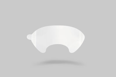 BLS K-19 8001125 BLS 5000 Serisi Tam Yüz Maskeleri İçin Asetat Koruyucu Film 5 Adet - 1