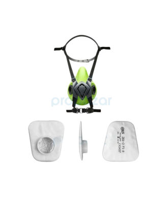 BLS Yarım Yüz Maskesi + P3 R Filtre Toz Koruma Seti (Bayonet Bağlantı) - 1