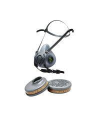 BLS Yarım Yüz Maskesi + A2 Filtre Organik Gaz ve Buhar Koruma Seti - Bls