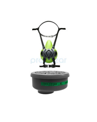 BLS Yarım Yüz Maskesi + K2 Gaz Filtresi Koruma Seti | Amonyak ve Türevlerine Karşı Koruma – Bayonet Bağlantı - 1