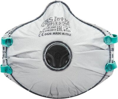 BLS Zer032 C Flame Retardant 8101068* FFP3 R D Ventilli Aktif Karbonlu Yüz Maskesi-5'li Paket - 1