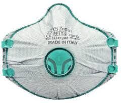 BLS Zer032 C FFP3 8006300 Ventilli Aktif Karbonlu RD Tekrar Kullanılabilir Toz ve Kaynak Maskesi - 5li Paket - 1