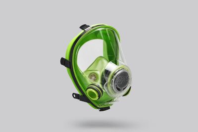 BLS 5700 Tam Yüz Maskesi | Panoramik Vizör Silikon Gövde Bayonet Filtre Uyumu - 1