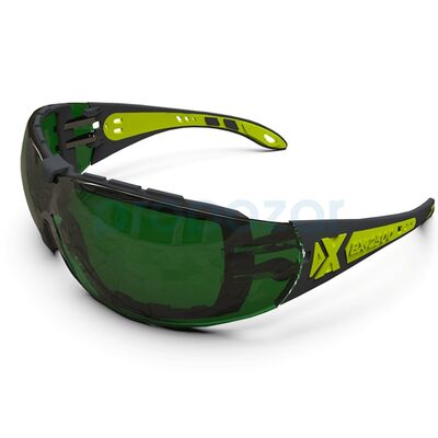 BX-2500 Comfort Koruyucu Gözlük Köpüklü Antifog Buğulanmaz Yeşil - 1