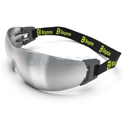 BX-2500 Solo Ergo Koruyucu Gözlük Antifog Buğulanmaz Gümüş Aynalı - 1