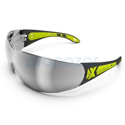 BX-2500 Solo Koruyucu Gözlük Antifog Buğulanmaz Gümüş Aynalı - 1
