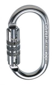 CAMP 1878 Oval Pro Çelik Karabina – Çift Kilit 30 kN - 1