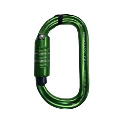 CAMP 212401 Yeşil Oval XL – Alüminyum Karabina Çift Kilit 28 kN - CAMP Yüksekte Çalışma