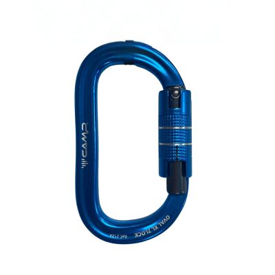 CAMP 212402 Mavi Oval XL – Alüminyum Karabina Çift Kilit 28 kN - 1