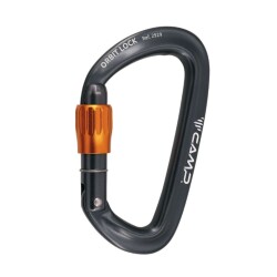 CAMP 292902 Siyah Orbit Lock – Alüminyum Karabina 24 kN - CAMP Yüksekte Çalışma