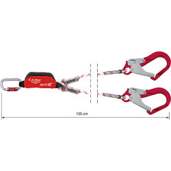 CAMP 5050205 Retexo Rope Lanyard – Çift Kollu, Enerji Emicili Düşüş Durdurucu - Kopya 