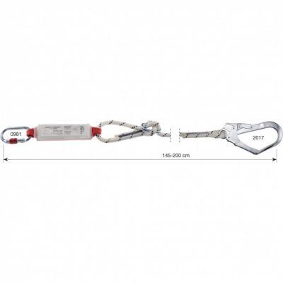 Camp 5130102 Şok Emicili Tek Bacak Ayarlanabilir Lanyard - 1