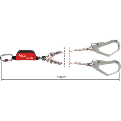 CAMP 5250201 Retexo Gyro Rope Lanyard – Düşüş Durdurucu Halatlı Emniyet Sistemi - 1