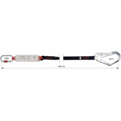 Camp 6030103 Şok Emicili Tek Bacak Dokuma Lanyard 190cm - 1