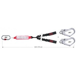 Camp 7030206 Şok Emicili Çift Bacaklı Lastikli Lanyard 60mm - CAMP Yüksekte Çalışma Ekipmanları