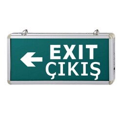 Cata CT9166 Exit Acil Çıkış Armatürü Sok Ok - Cata Fener & Kafa Lambası