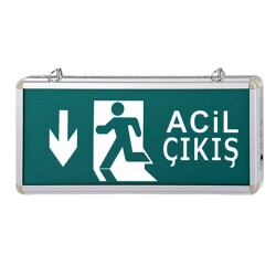 Cata CT9178 Exit Acil Çıkış Armatürü Sağ Aşağı Ok - Cata Fener & Kafa Lambası