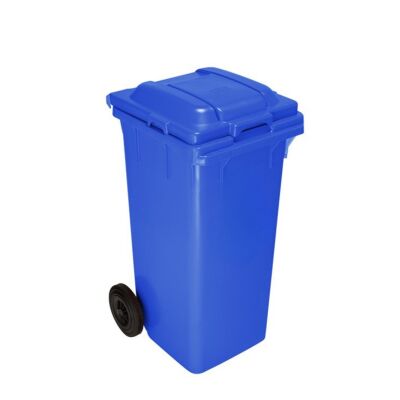 ÇK-400-M Plastik 120 Litre Çöp Konteyneri Mavi - 1