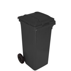 ÇK-400-S Plastik 120 Litre Çöp Konteyneri Siyah - Propazar