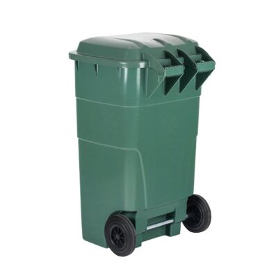 ÇK-500-Y Plastik 240 Litre Çöp Konteyneri Yeşil - 2