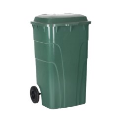 ÇK-500-Y Plastik 240 Litre Çöp Konteyneri Yeşil - 1