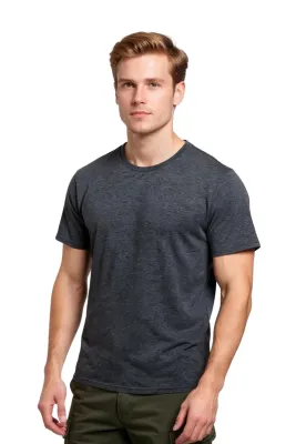 Cosywolf CW000312 Bisiklet Yaka T-Shirt Kısa Kol Likralı Penye Füme İzmit - 1