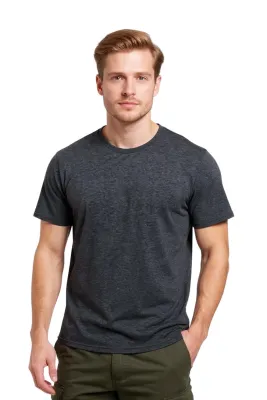 Cosywolf CW000312 Bisiklet Yaka T-Shirt Kısa Kol Likralı Penye Füme İzmit - 5