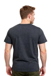 Cosywolf CW000312 Bisiklet Yaka T-Shirt Kısa Kol Likralı Penye Füme İzmit - 6