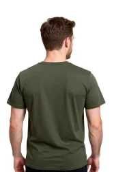 Cosywolf CW000399 Bisiklet Yaka T-Shirt Kısa Kol Likralı Penye Haki İzmit - 5