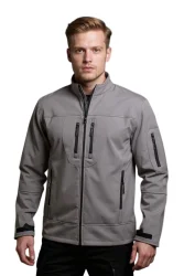 Cosywolf CW001712 Batman Teknik Softshell Su Rüzgar Geçirmez Mont Füme - 1
