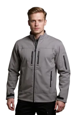 Cosywolf CW001712 Batman Teknik Softshell Su Rüzgar Geçirmez Mont Füme - 1